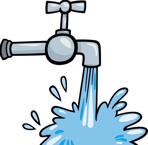 water tap clip art cartoon illustration