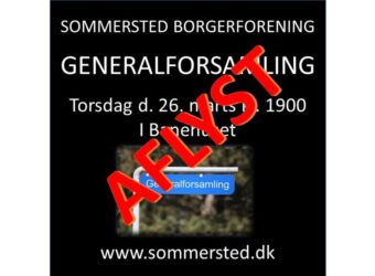 Borgerforening generalforsamling 2020 aflyst